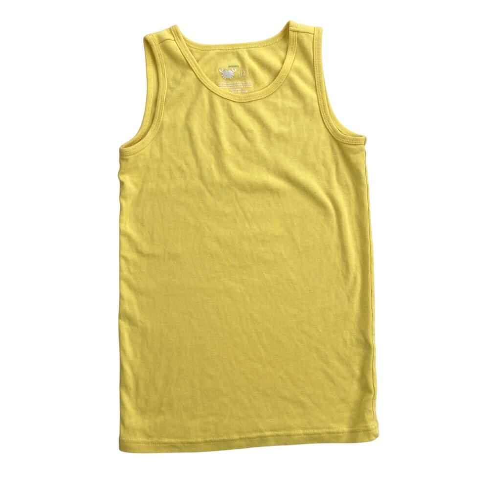 Primary Cotton Tanktop - Yellow - 12